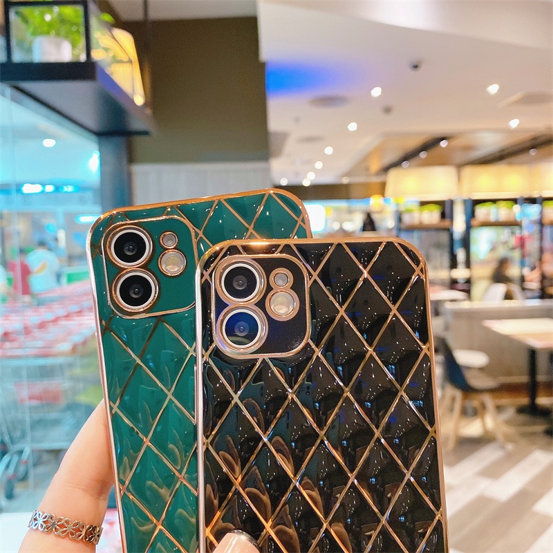 Ốp điện thoại mạ điện thời trang cao cấp cho Iphone 11 12 Pro X Xs Max Xr 8 7 Plus Se 2020