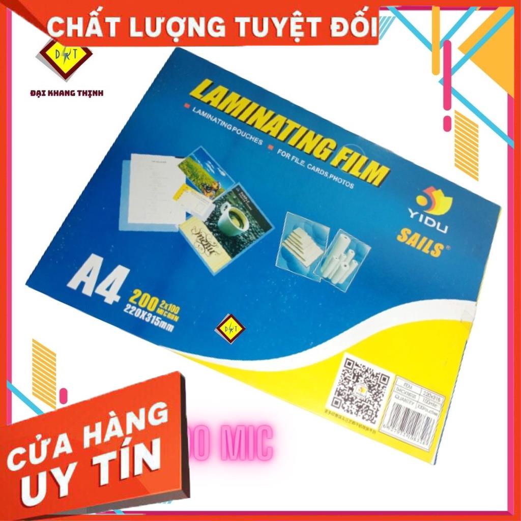 Màng ép nhựa Plastic A4 55mic 80mic 100mic 125mic ép plastic
