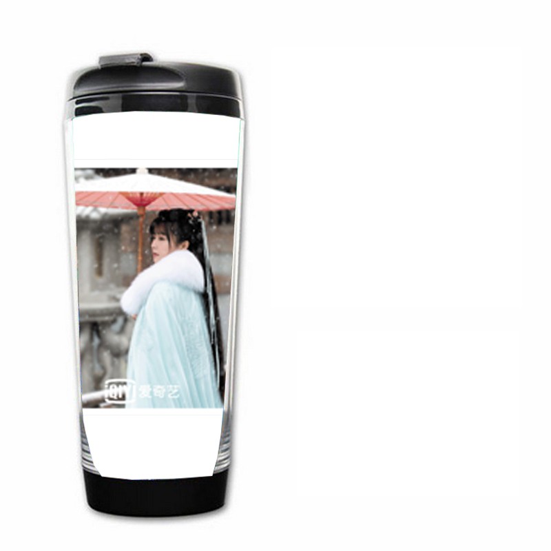 Bình nhựa đựng nước in hình CHÂU SINH NHƯ CỐ Nhậm Gia Luân Bạch Lộc phim cổ trang hoa ngữ