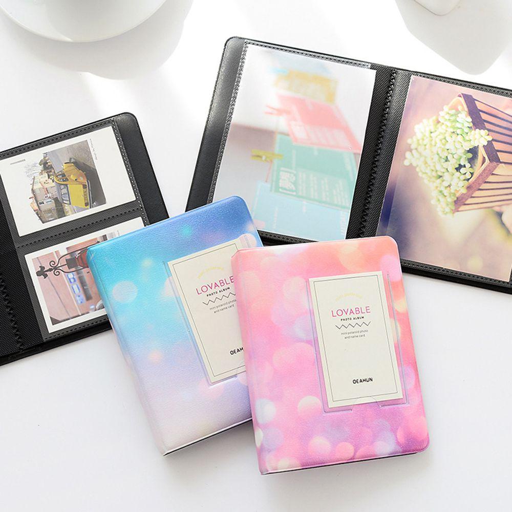RAINBOW Sách Đựng Ảnh 64 Ngăn 3 inch Ốp