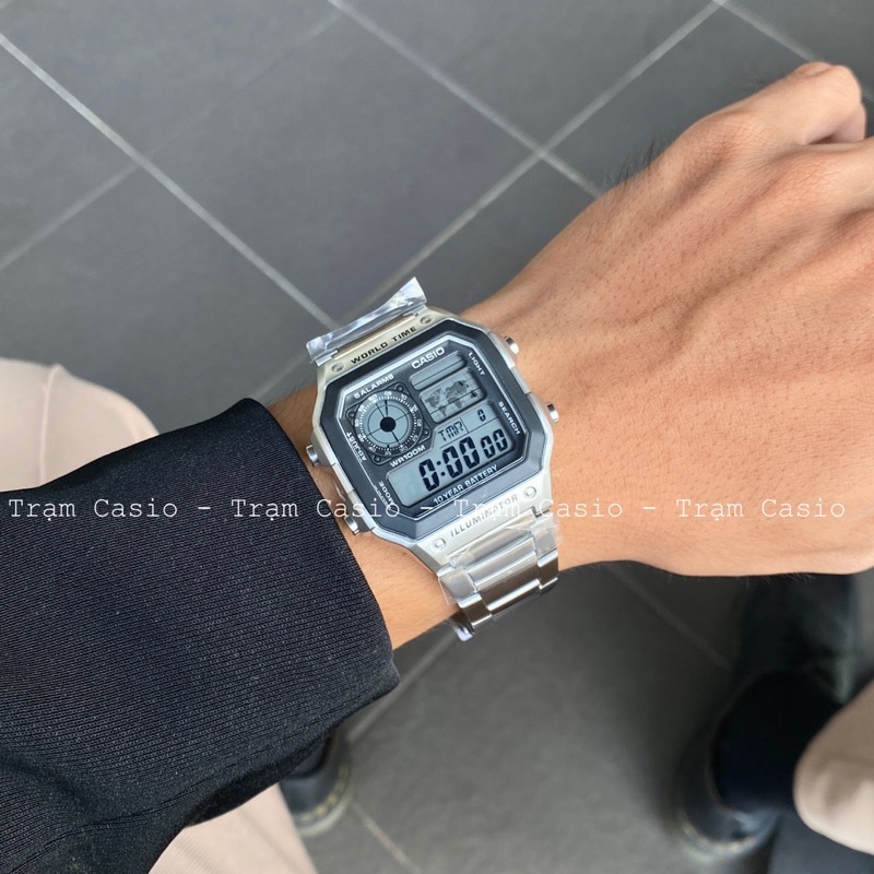Đồng Hồ Nam Casio AE-1200WHD-1AVDF Hàng REAL