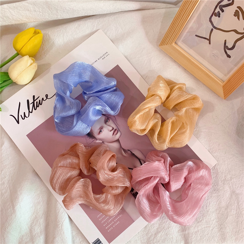 Buộc Tóc Vải Chiffon Thời Trang Nữ Tính