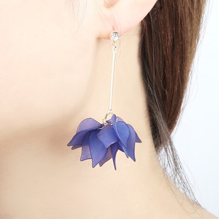 [ Hàng Loại 1  ] Bông Tai Hoa nhựa + Hợp Kim Không Phai màu, Hoa Tai | Khuyên Tai Hàn Quốc 2019- Kuns Accessories