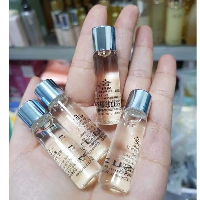 Huyết thanh cấp nước se lỗ chân lông Sum 5ml tách set (có tem LG)