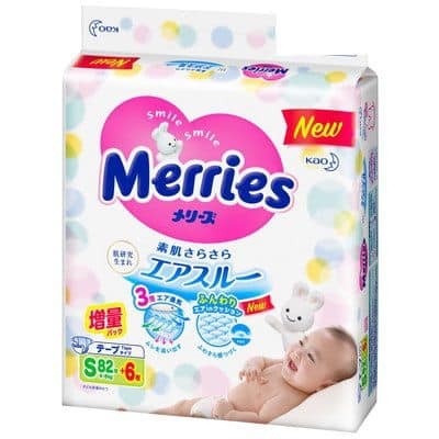 Tã Dán Merries Nội Địa Nhật S82+6