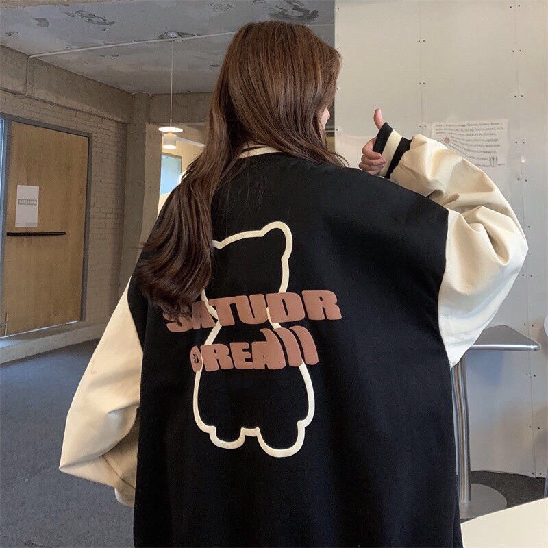 [SIEU SALE] Khoác nỉ bomber gấu satudr cúc bấm full viền (kèm ảnh thật) | BigBuy360 - bigbuy360.vn