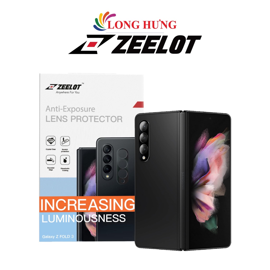 Dán Camera cường lực Zeelot Anti-Exposure Lens Protector Samsung Galaxy Z Fold3 - Hàng chính hãng