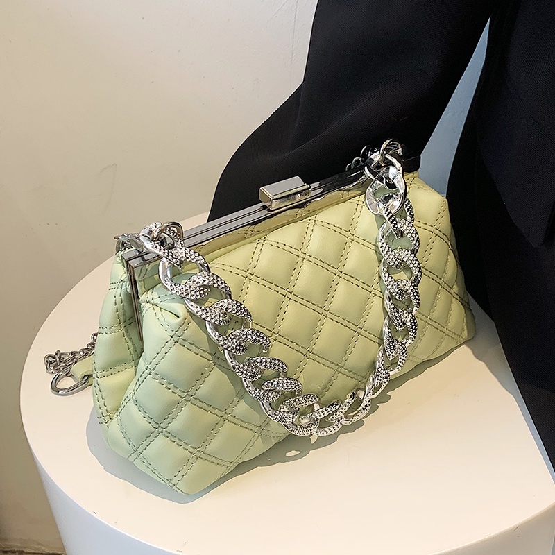 IELGY Túi Đeo Chéo Đính Đá Phong Cách Thời Trang Đơn Giản Dành Cho Nữ