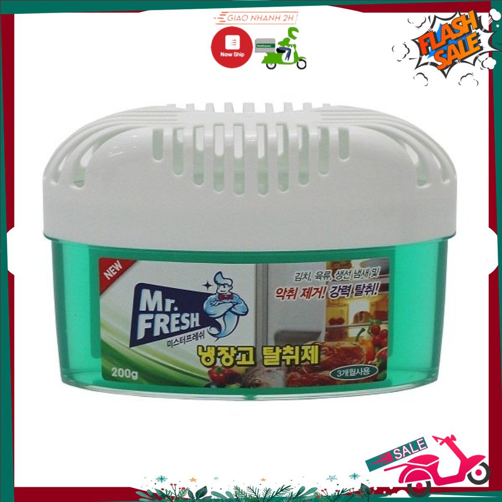 Hộp gel khử khuẩn tủ lạnh Mr Fresh - Korea 200g