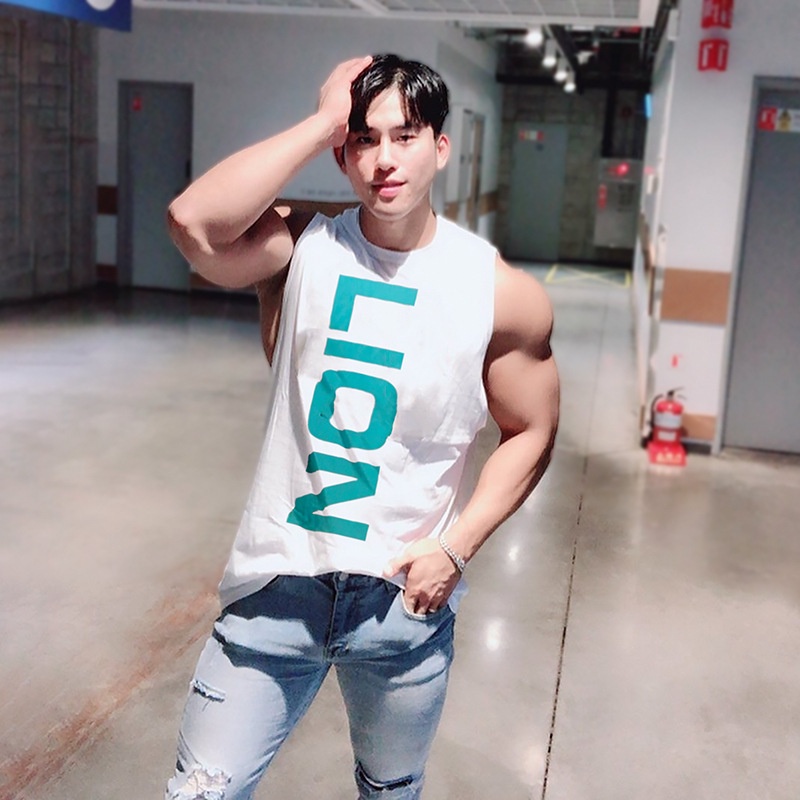 [GYMen]  Áo Thun Ba Lỗ Thể Thao Nam 3 lỗ hút mồ hôi mỏng nhanh khô  rộng rãi  giải trí  chạy bộ  tập thể dục  bóng rổ áo ba lỗ  rộng rãi    cỡ lớn  huấn luyện ngoài trời