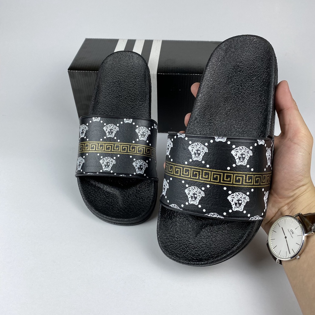 Dép Quai Ngang Nam Versace Thiết Kế Cao Cấp Unisex - Đúc Nguyên Khối Siêu Bền - Đủ Màu