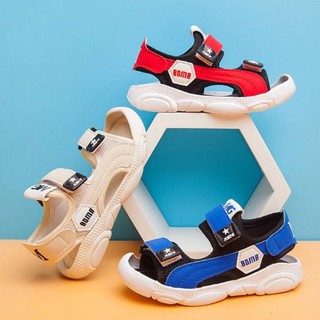 Sandal chống vấp cho bé đế gấu mềm êm chân quai dán tiện dụng