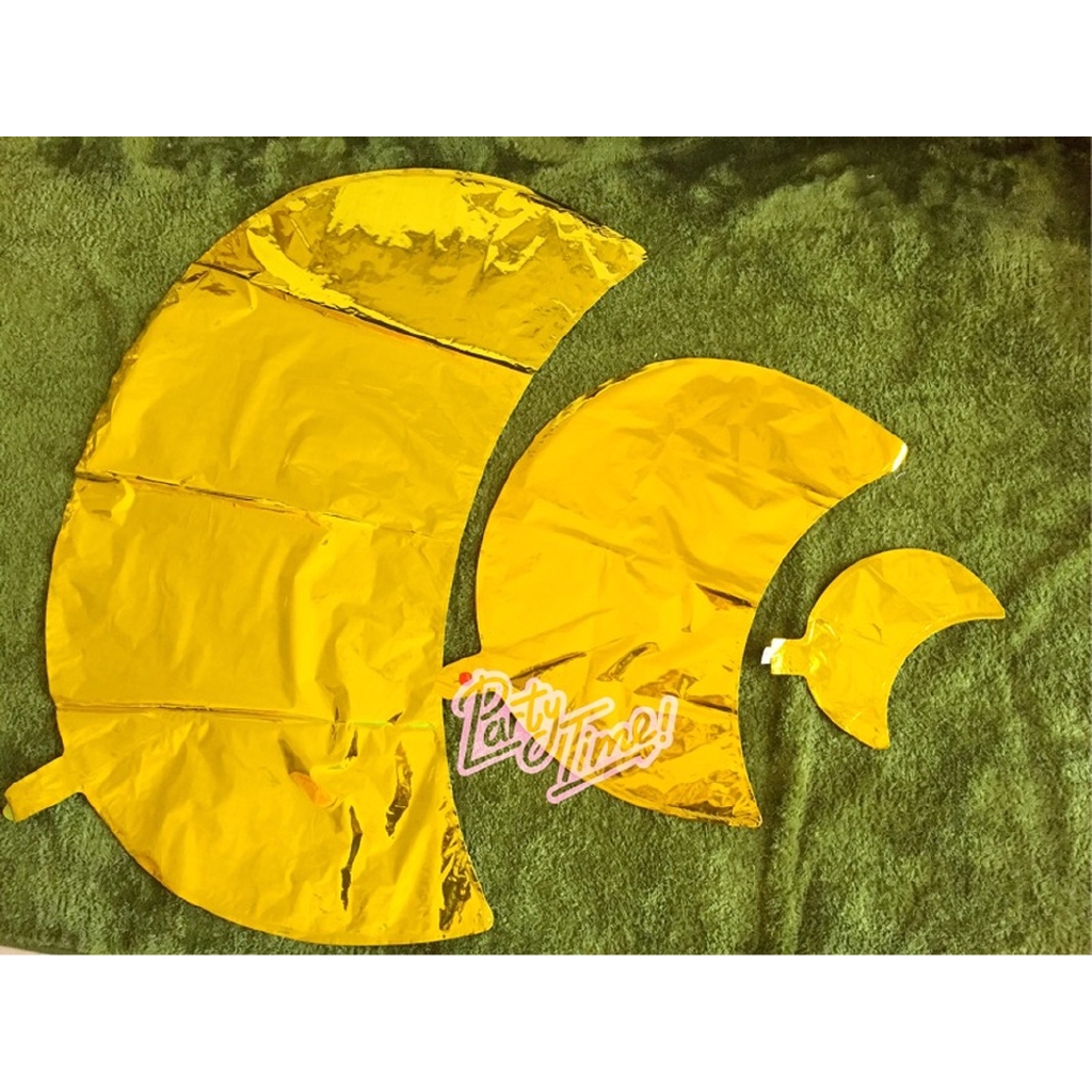 Bong bóng lá nhôm 32 inch hình mặt trăng trang trí tiệc cưới/sinh nhật