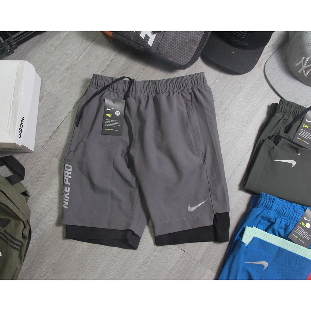 Quần Đùi Gym 2 Lớp - Short Thể Thao | BigBuy360 - bigbuy360.vn