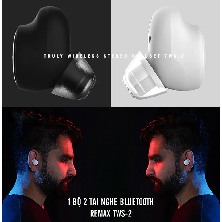 Tai nghe Bluetooth True Wireless Remax Earbuds TWS-2S