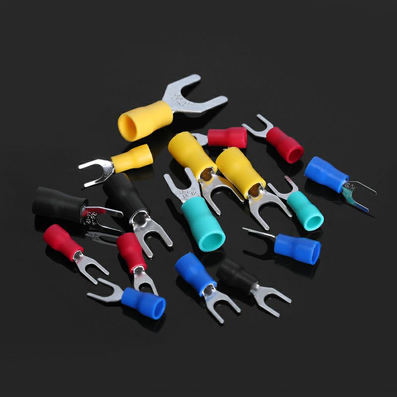 Đầu cốt chỉa bọc nhựa  - Đầu cos chữ Y - Đầu cos chẻ - Đầu cos chỉa phủ nhựa / 1.25-3 / 1.25-4 / 2-3 / 2-4