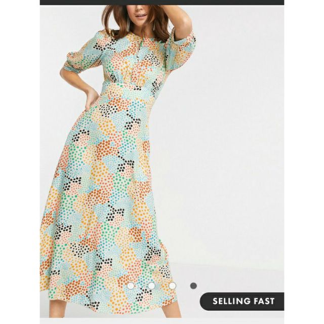 Đầm xòe bi Asos D1291