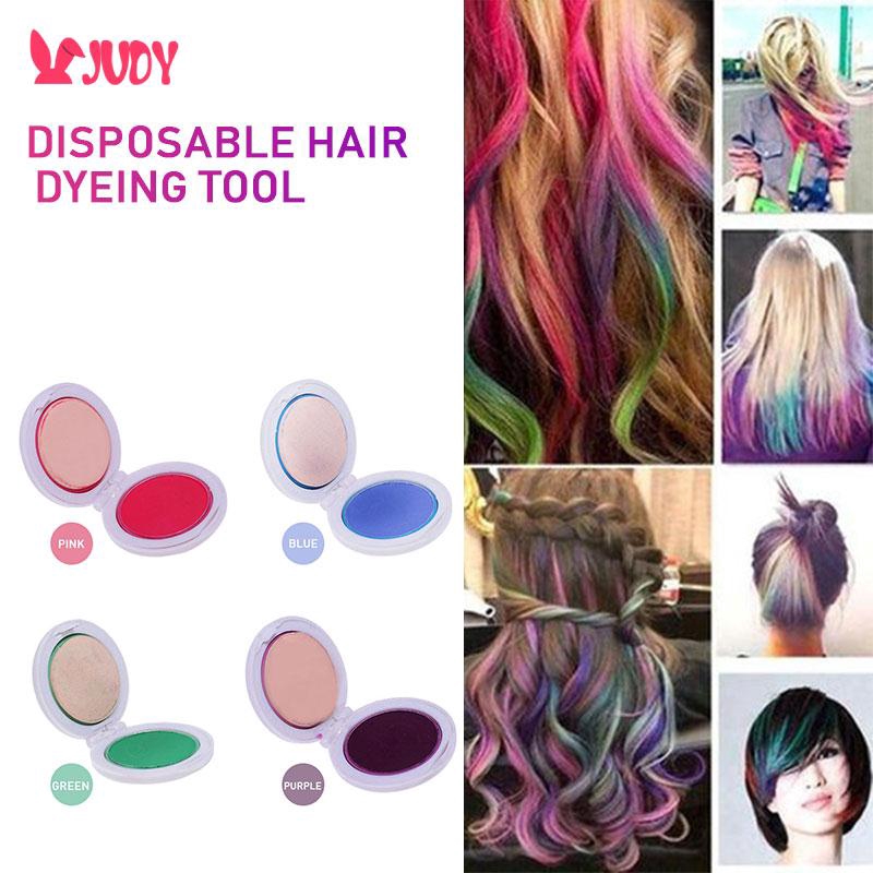 Phấn nhuộm tóc tạm thời tiện lợi màu sắc cá tính thuốc nhuộm tóc（Giá sỉ 10 cái, đơn giá 12020）