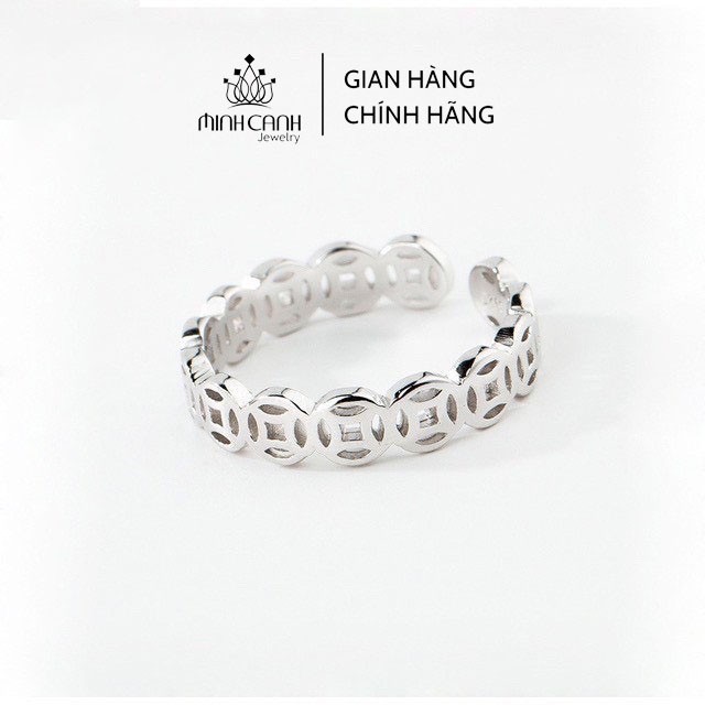 Nhẫn Kim Tiền Bạc Hở Freesize - Minh Canh Jewelry