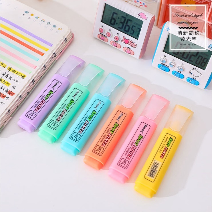 Bút dạ quang đánh dấu highlight cao cấp SpotLiner - Lion House