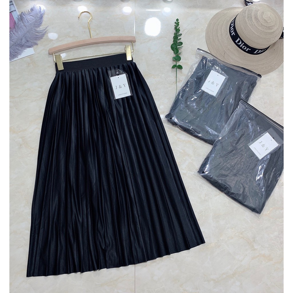 Chân váy xếp li,chân váy xếp li dài siêu xinh đẹp dịu dàng