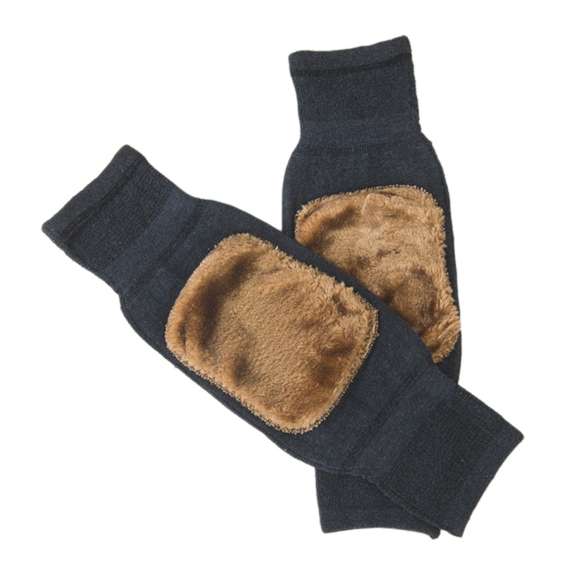 1 Cặp Đệm Bảo Vệ Đầu Gối Giữ Ấm Mùa Đông Tiện Dụng