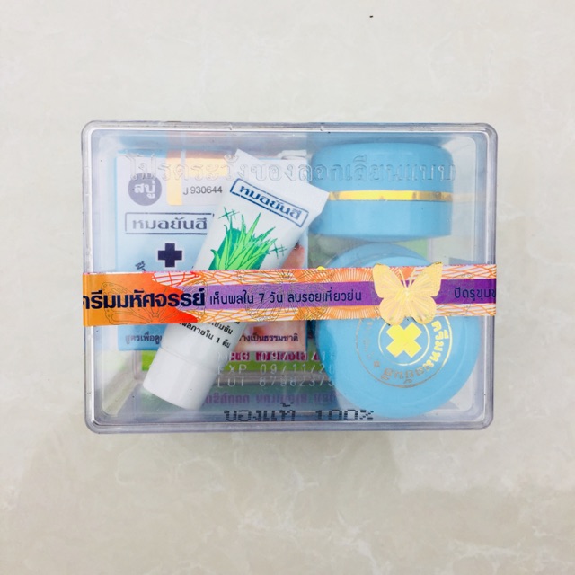 SET XÀ BÔNG MÀU XANH 200G | BigBuy360 - bigbuy360.vn