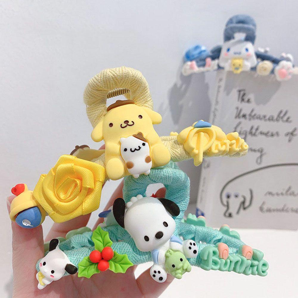 ANEMONE Kẹp Tóc Hình Hoa Hoạt Hình Phong Cách Hàn Quốc Ngọt Ngào Cho Nữ