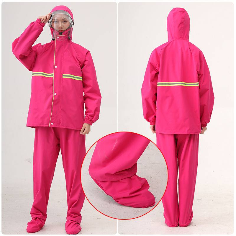 Bộ Quần Áo Mưa Toàn Thân Chống Thấm Nước Cho Người Lớn