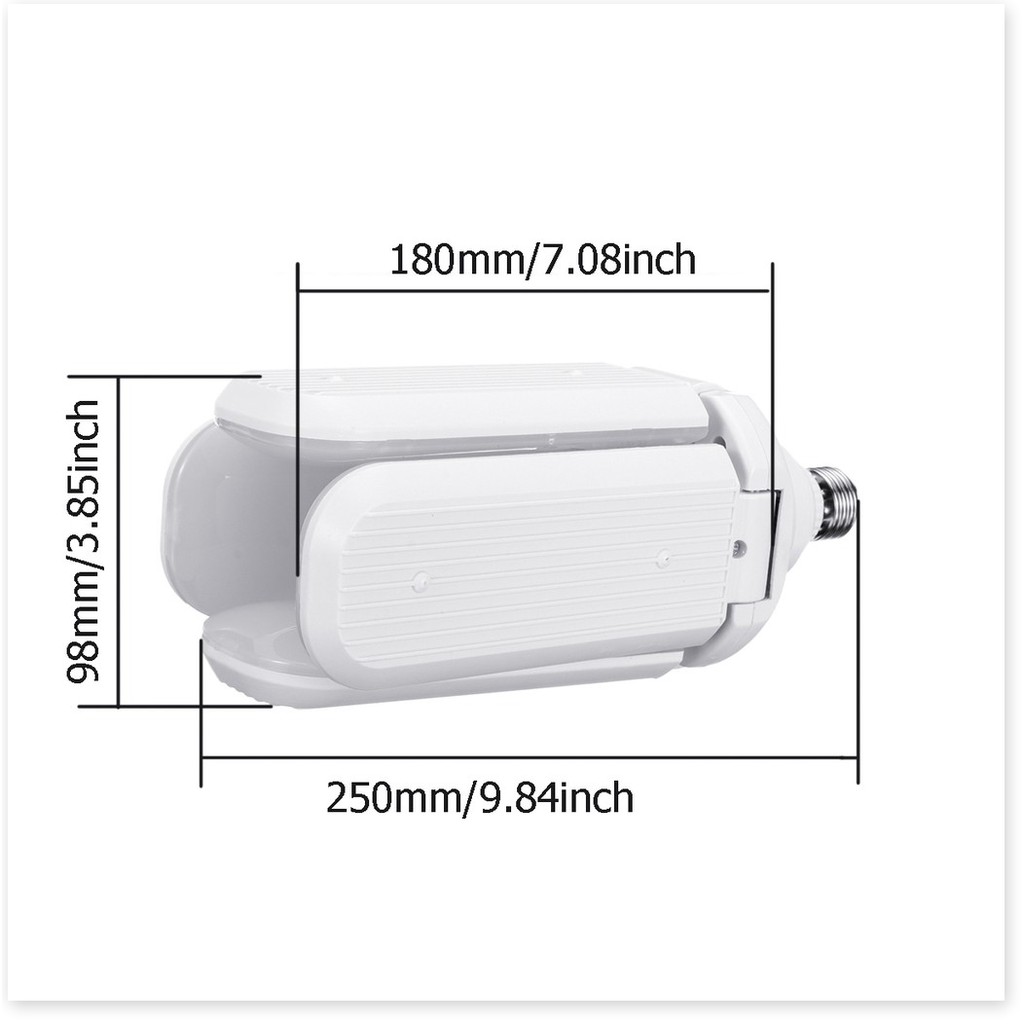 Bóng đèn led 60W hình quạt 4 cánh siêu sáng, có thể điều chỉnh góc độ ánh sáng Điện Gia Dụng Bảo Minh - Điện Gia Dụng Bả