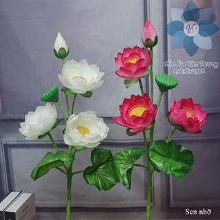 Hoa Lụa Để Bàn 🌺FREESHIP🌺 Hoa Sen Giả