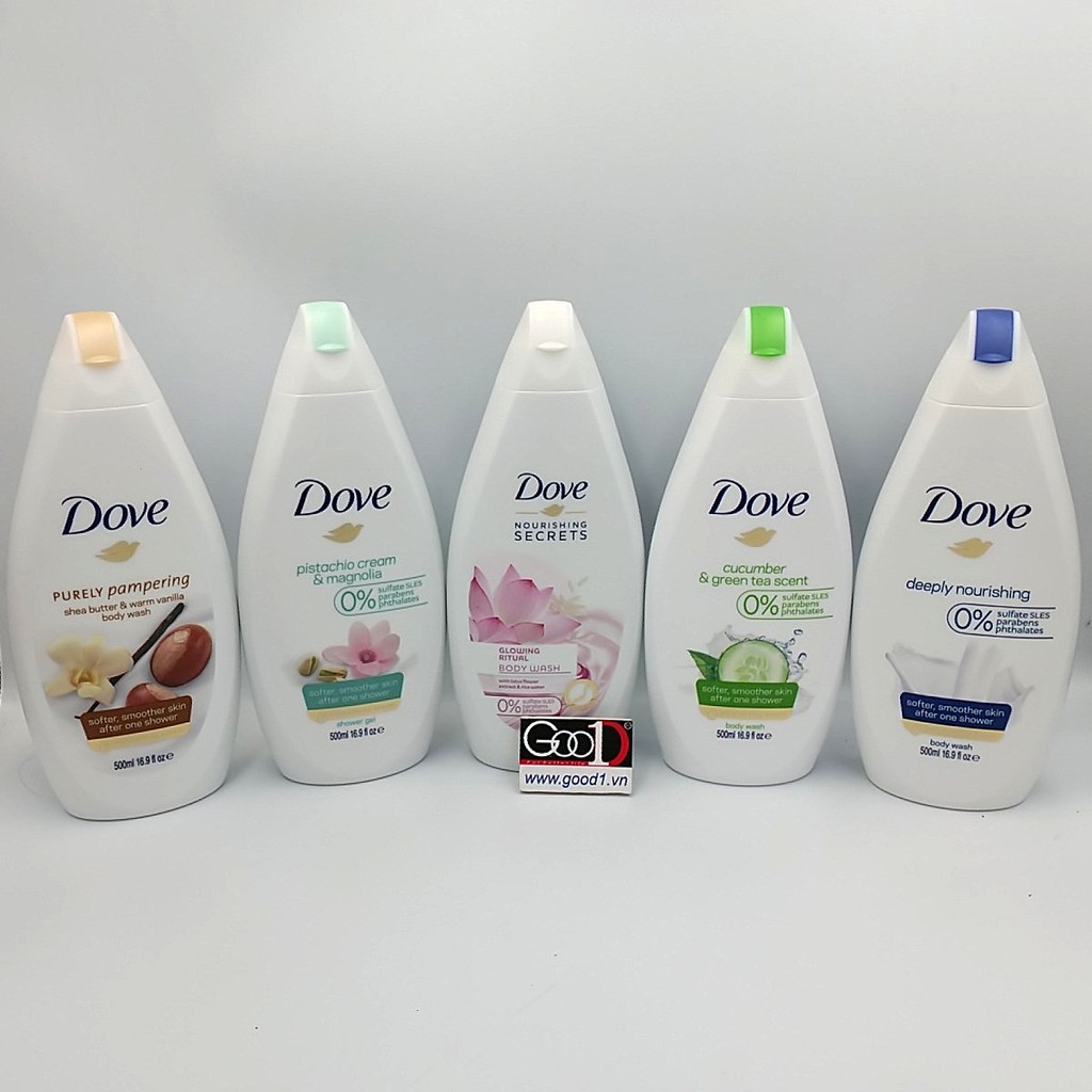 Sữa tắm Dove cao cấp 500ml (Hàng của Đức)