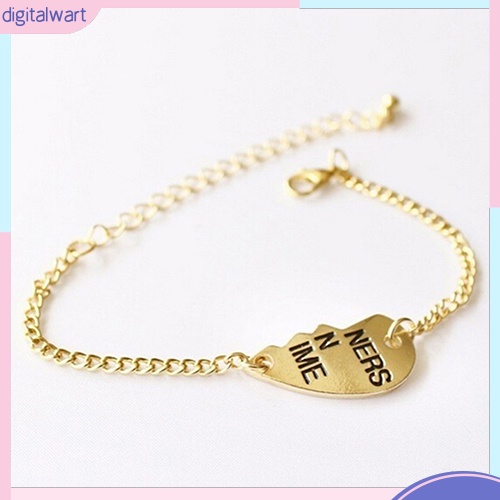 Set 2 Dây Đeo Tay Đôi Khắc Chữ Ý Nghĩa Dùng Làm Quà Tặng Bạn Thân