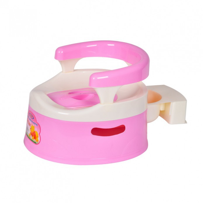 Bô vệ sinh tựa lưng có nắp đậy Song Long Plastic cho bé từ 12 tháng - HV Store 068