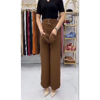 Quần Ống Suông Cạp Dây