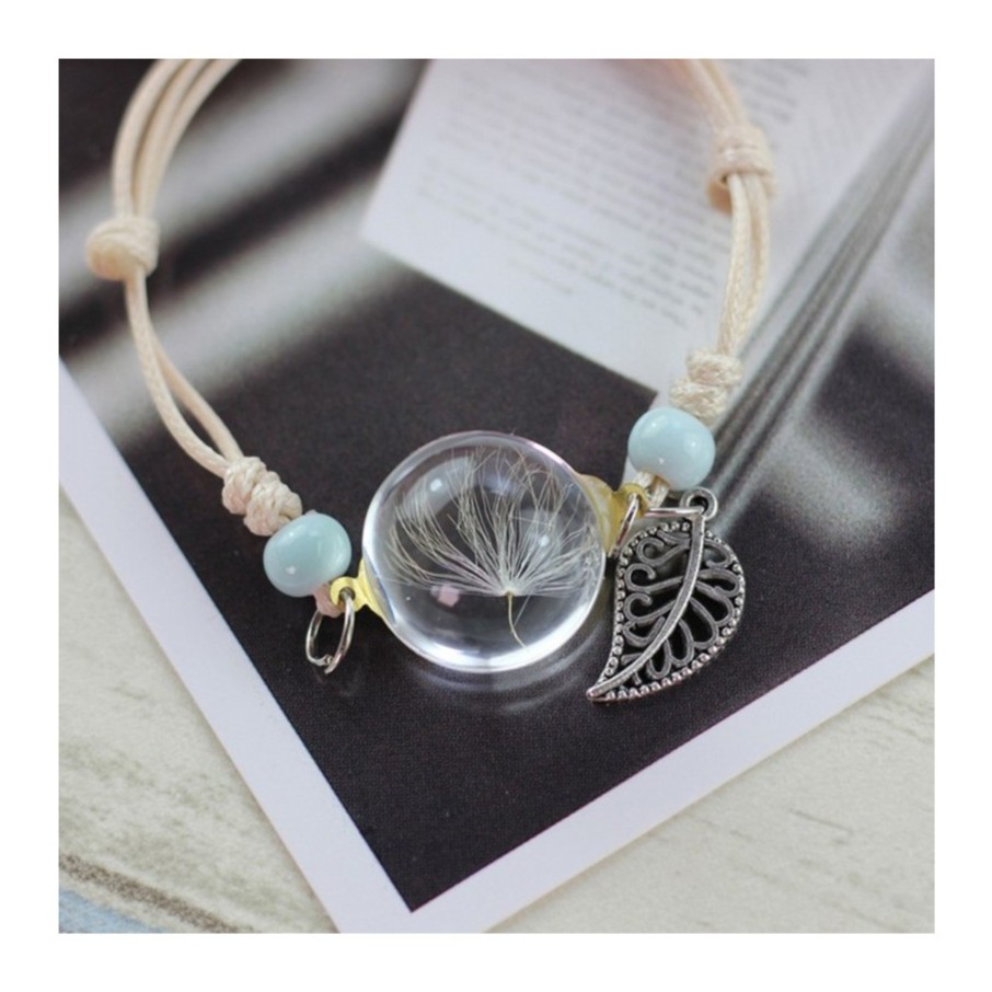 Vòng Tay Thủy Tinh Ép Hoa Tam Sinh Tam Thế 1740 (kèm video ảnh thật) | BigBuy360 - bigbuy360.vn