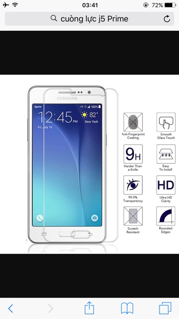 Combo: 5 Cường lực J5 Prime Hiệu Class