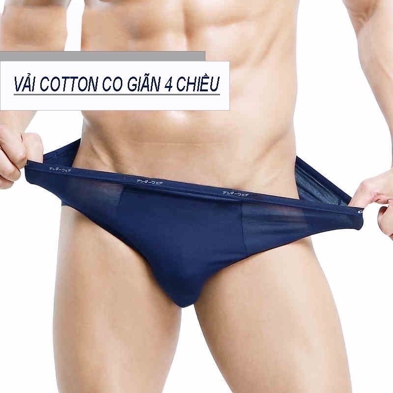 Hộp 5 Quần Lót Nam Chéo Cotton Xuất Nhật
