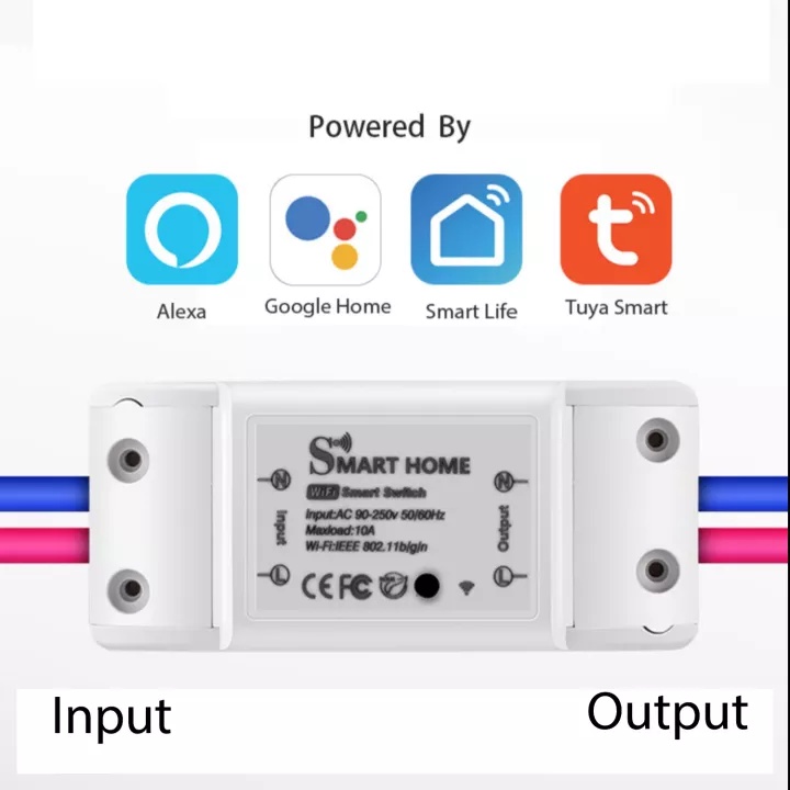 [BẢN QUỐC TẾ]Tuya Basic, Công Tắc Thông Minh Wifi Hẹn Giờ Điều Khiển Từ Xa Tuya Basic 2200W Bản Quốc Tế 2021
