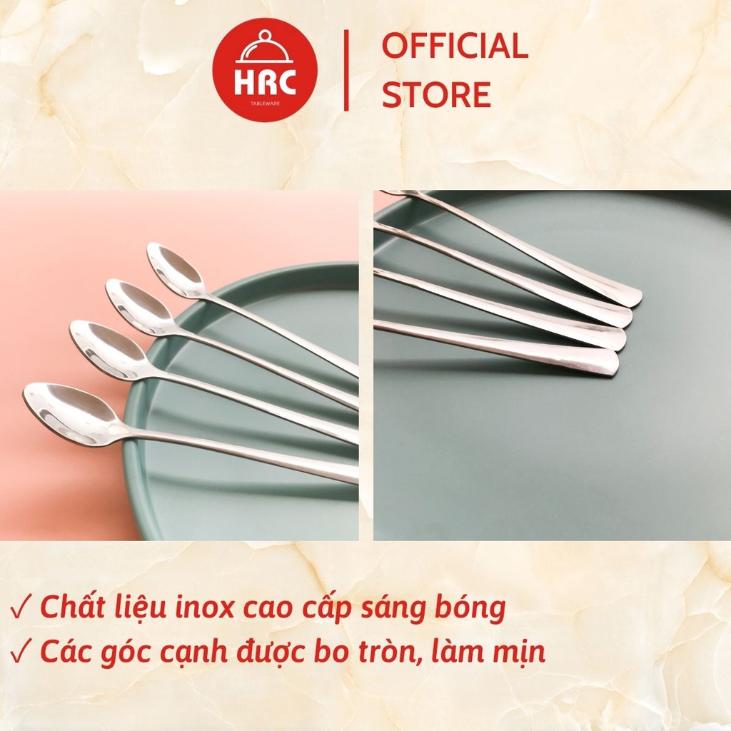 Thìa muỗng sinh tố cà phê inox cán dài (SIÊU RẺ)