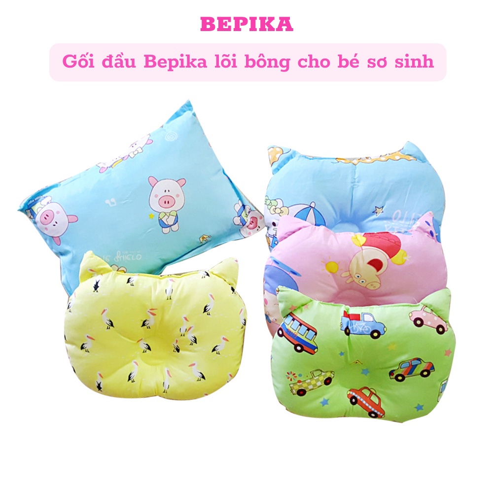 Gối đầu sơ sinh chống bẹp đầu cho bé từ 0 đến 12 tháng