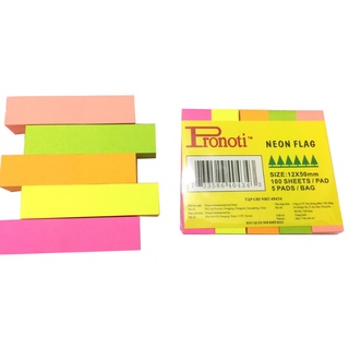 Giấy Note Pronoti 5 màu 12 x 50 mm
