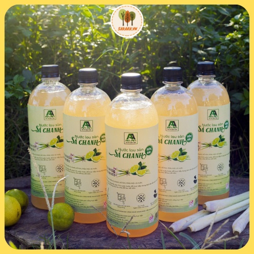 Nước lau sàn sả chanh Quế An An, đuổi ruồi muỗi côn trùng, không độc hại, an toàn cho da nhạy cảm