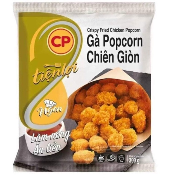 GÀ POPCORN CP CHIÊN GIÒN NGON TÚI 300G