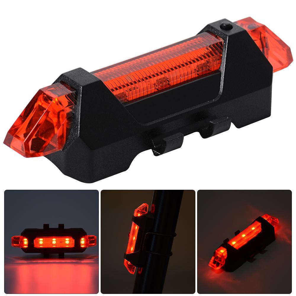 Đèn hậu xe đạp 5 Led Rapid X AQY-093 chính hãng