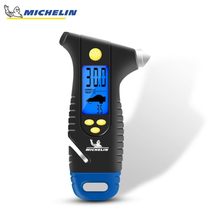 Đồng hồ đo áp suất lốp điện tử 4 trong 1 Michelin 4336ML có Bốn phạm vi đo: Psi, Kpa, Bar, Kg/cm2