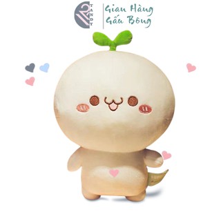Gấu bông rau mầm siêu mềm mịn siêu cute, mầm cây dễ thương bông êm ái size 35cm