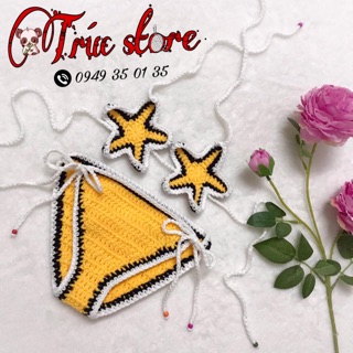 Bộ bikini sao biển vàng