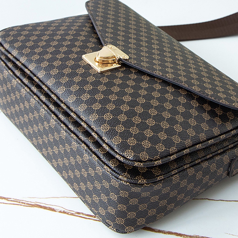 Túi đeo vai in họa tiết cổ điển thời trang cho nữ