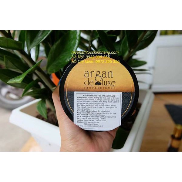 DẦU HẤP ARGAN DELUXE PHỤC HỒI TÓC HƯ TỔN 250ml - 500ML